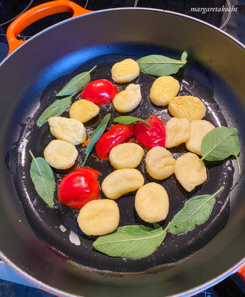 gebratene Kartoffel Gnocchi