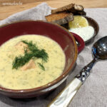 Nordische Lachs Dill Suppe