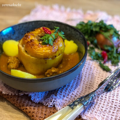 gefüllte Paprika mit Rinderfaschiertem (oder) #soulfood at its best!